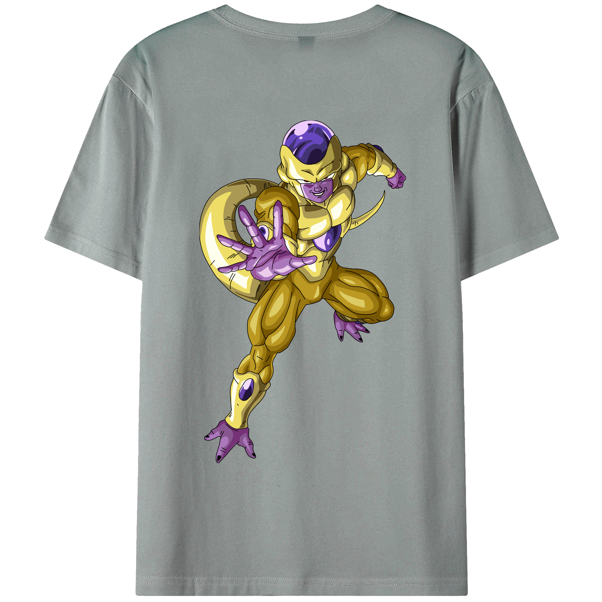 （画像用） ドラゴンボール フリーザ DRAGON BALL Frieza 綿100％ メンズ半袖Tシャツ（バックプリント） 通気性